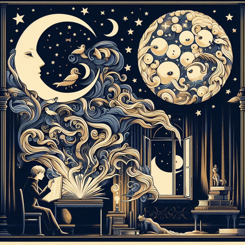 die Nacht / der Mond (Gedicht) die Nacht / der Mond (Gedicht)