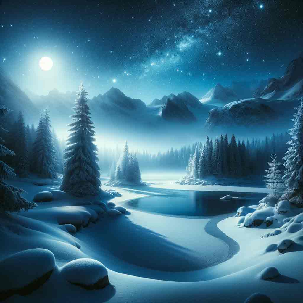 Winternacht Gedicht